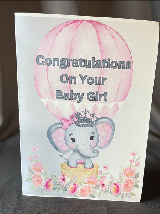Copy of Baby shower card