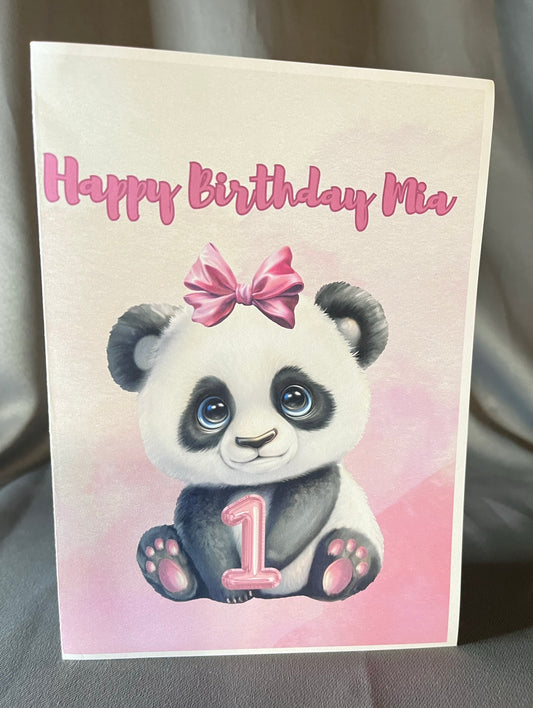 Baby’s 1 st Birthday Card
