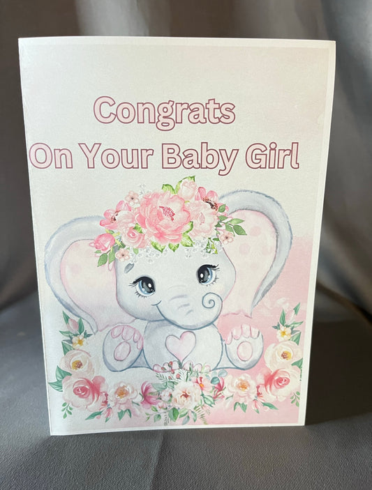 Copy of Copy of Baby shower card